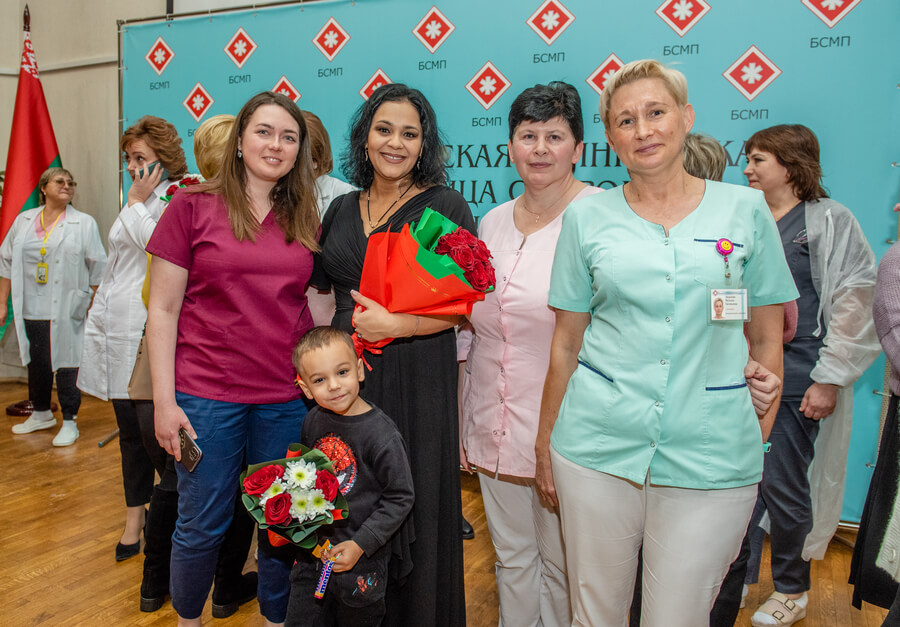 Праздничные мероприятия по поводу 45˗летия больницы.